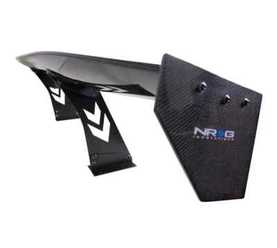 🔥 NRG 69" BIG UNIVERSAL DIAMOND CARBON GT WING SPOILER for BMW NISSAN SUBARU - Image 1 of 4