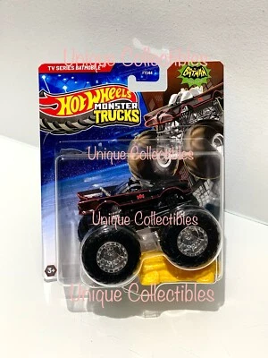 Hot Wheels Batman Monster Trucks Batmobile Classic TV Series Brand NEW - Image 1 of 2