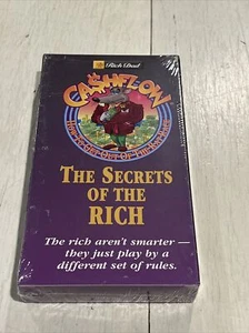 Rich Dad Cash Flow The Secrets of the Rich VHS Robert Kiyosaki * FACTORY SEALED - Picture 1 of 12
