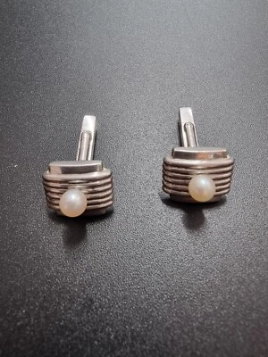 Mikimoto akoya pearl cufflinks  - Image 1 of 4