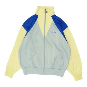Chaqueta de chándal Ennerre para mujer | Chándal vintage años 90 gris amarillo azul caparazón suave - Imagen 1 de 3