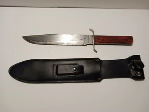 *HUGE* Vintage 1970's BONE HANDLE Ideal "Arkansas Toothpick" Bowie Knife Japan~ - Picture 1 of 7