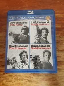 Dirty Harry: 4-Film Collection (Blu-ray) Magnum Force, Enforcer, Sudden Impact - Picture 1 of 8