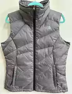 North Face Damen Puffer Weste grau/lavendel Daunen gefüllt - Top Zustand - Bild 1 von 10