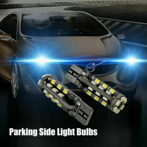 2x T10 W5W 501 30 LED Parking Side Light Bulbs Error Free Canbus Xenon White 12V - Picture 1 of 2