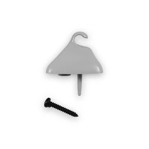 1999-2003 Ford Windstar Sun Visor Mount Clip Hook Gray W/Screw - Bild 1 von 7