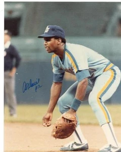 ALVIN DAVIS SEATTLE MARINERS SIGNED AUTOGRPHED 8X10 PHOTO W/COA - Picture 1 of 1