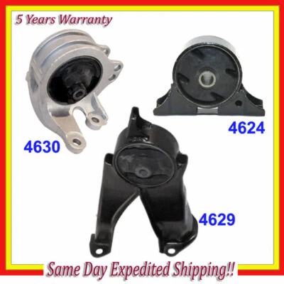 Juego de 3 piezas de montaje de motor y transmisión 04-11 para Mitsubishi Endeavor 3,8 L M1024 Foto 1 de 4