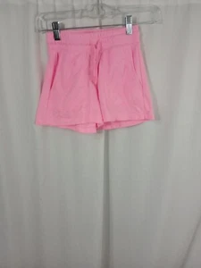 Old Navy Drawstring Pullon Shorts Pink Girls Size S 6-7 - Picture 1 of 12