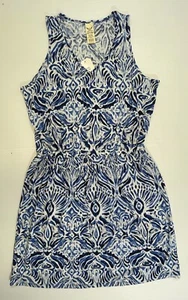 Faded Glory Women’s Blue Sleeveless V-Neck Fit & Flare Knee Length Dress XL - Picture 1 of 6