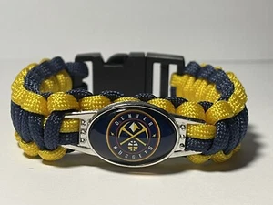 Denver Nuggets NBA Paracord Bracelet NEW - Picture 1 of 2