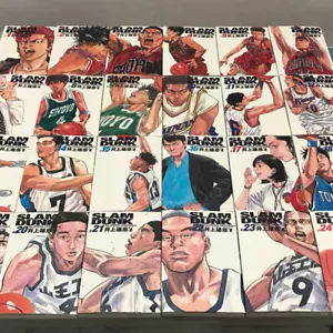 SLAM DUNK Complete Edition Vol.1-24 Full Set Manga Comics Japanisch Gebraucht - Bild 1 von 3