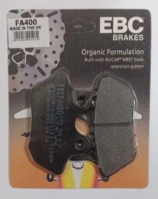 Las pastillas de freno TRASERAS orgánicas EBC se adaptan a HARLEY DAVIDSON XL883 SPORTSTER (2000 a 2003) Foto 1 de 4