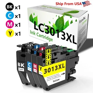 4P Compatible Brother LC3013 LC3013XL Ink Cartridge for MFC J690DW J895DW J497DW - Picture 1 of 2
