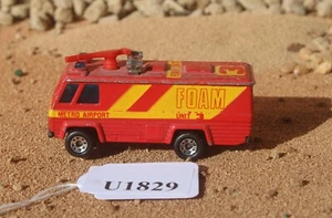 Matchbox Macau Red Command Vehicle Foam Fire Engine Fair FNQHotwheels U1829 - Picture 1 of 7