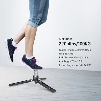 ARTCISE Base Monopie de Alta Resistencia 3 Patas Monopie Trípode Soporte Unipod 220 lb