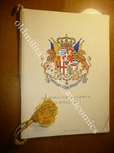 CALENDARIO REGGIMENTO GENOVA CAVALLERIA 1941 CON CORDONE - Picture 1 of 1