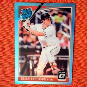 2018 Panini Optic #185 Brian Anderson Marlins RC #12/50 Nmt - Picture 1 of 2