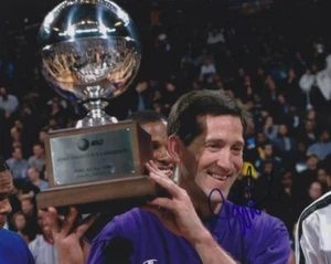 Signed  8x10 JEFF HORNACEK Utah Jazz Autographed Photo w/COA - Picture 1 of 1