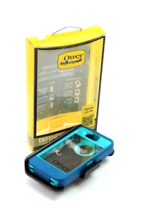 OEM OTTERBOX RUGGED DEFENDER CASE W/ HOLSTER CLIP FOR APPLE iPHONE 4S 4 TEAL - Photo 1 sur 6