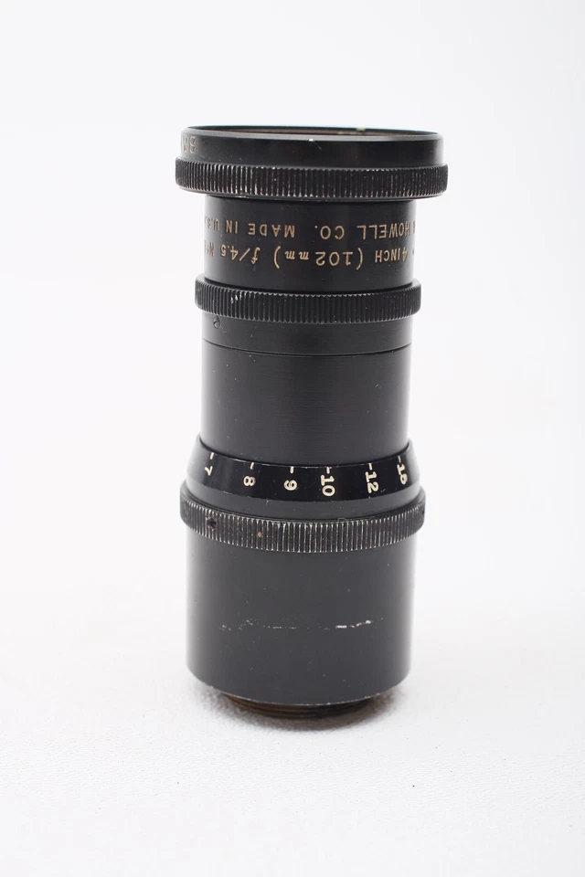 Bell & Howell Type V 4" inch 102mm f4.5 Cine C-Mount 102/4.5 Lens++Samples++RARE - Image 1 of 4