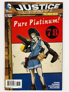 Justice League #32B Bombshell Variant Cover 2014 Shazam Doom Patrol Batman NM - Bild 1 von 3