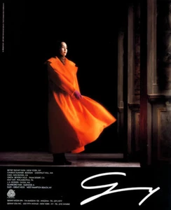 1989 Genny Dominique Issermann vintage fashion 1-page MAGAZINE AD - Picture 1 of 1