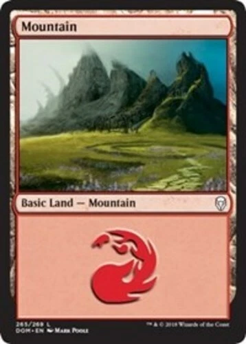 Mountain (265) - Foil ~ Near Mint Dominaria MTG Magic UltimateMTG Land Card - Image 1 of 1