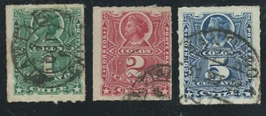 Stamps: Chile. Set of 3 Columbus - 1878-1899 - Picture 1 of 2