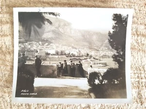 A VIEW FROM THE TERRACE,MONTE CARLO,1927.VTG 5" x 4" PHOTO*SP8 - Picture 1 of 3