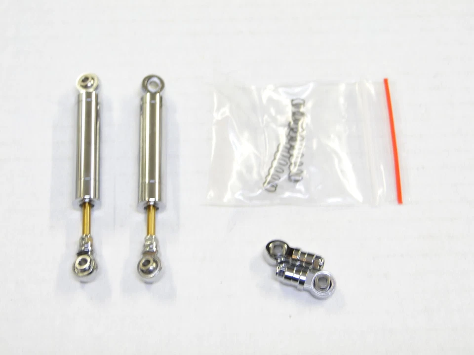 NEW RC4WD TRAIL FINDER 2 Shocks Rear 80MM Billet SILVER TF2 Toyota WD13Y - Image 1 of 3