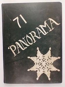 1971 Panama Central School High School Jahrbuch Panorama Panama, NY - Bild 1 von 2