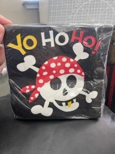 Pirate Fun Luncheon Napkins 16ct. Party Supply New!!! - Picture 1 of 2