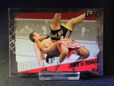 2010 Jon Jones UFC Topps HIGHLIGHT REEL UFC 94 JONES Vs BONNER SP #/188 - Image 1 of 3