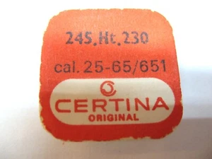 CERTINA 25-65,25-651,25-661,25-671,25-681 CANNON PINION HEIGHT 2.30MM PART 245 - Picture 1 of 2