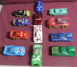 1/55 DISNEY PIXAR CARS, LOT OF 12 DIFFERENT LOOSE CARS - Picture 1 of 4