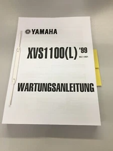 Yamaha XVS 1100 Drag Star Wartungsanleitung Reparaturanleitung 434 Seiten - Bild 1 von 7