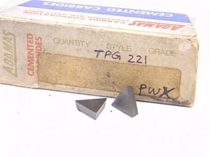 NUEVO EXCEDENTE 10 PIEZAS. ADAMAS TPG GRADO 221: INSERTOS DE CARBURO PWX - Imagen 1 de 1