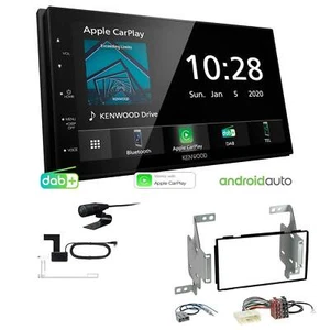 Kenwood Autoradio Apple CarPlay Android DAB für Nissan Juke 2010-2014 in schwarz - Bild 1 von 6