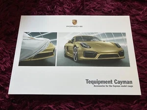 Porsche Cayman Tequipment Accessories Brochure 2016 - UK Issue - Picture 1 of 1