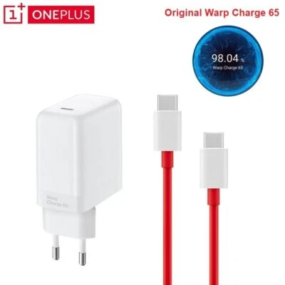 Original 65W OnePlus Warp Charge USB-C Power Adapter For OnePlus 9 pro 9R 8T 8 7 - Bild 1 von 4