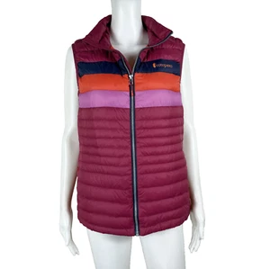 COTOPAXI Women's Down Fill Vest Multi Color Stripe Size Large EUC! - NTSF - Picture 1 of 8