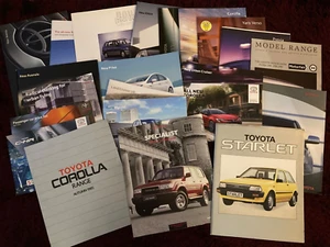 Colección de folletos Toyota, lote de trabajo - edición del Reino Unido, años 80 - 2010 - 22 artículos 39 - Imagen 1 de 4