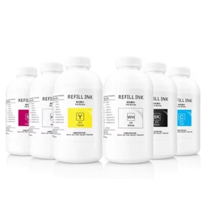 6*500ML DTG Ink for Mutoh for Konica DX3 DX4 DX5 DX6 DX7 for Roland for Mimaki - Picture 1 of 6