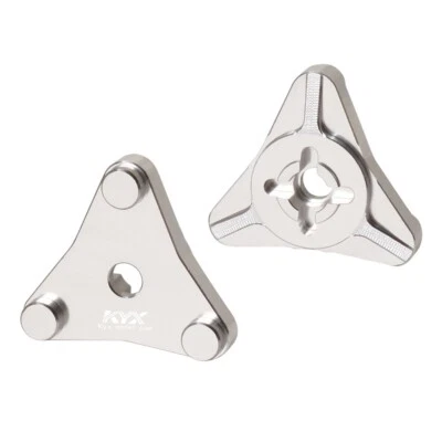 KYX Aluminum Wheel Adapter Hub Hex Upgrade for 1/10 Tamiya Hotshot II The Bigwig - Image 1 of 4