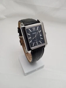 Roamer Swiss Made Supernova Black Dail & Date Leather Band mens 936.856 - Picture 1 of 5