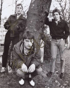 The Jam Paul Weller Buckler Foxton 8" x 10" Photograph Hand Signed 2016/22 + COA - Picture 1 of 1