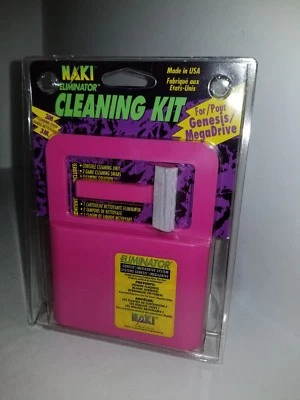 NEW NAKI Eliminator Cleaning Kit for all Sega Genesis Systems made 1, 2, 3,