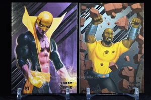 2022 UD Marvel Fleer Ultra Avengers Iron Fist/Luke Cage 2 card lot - Picture 1 of 2