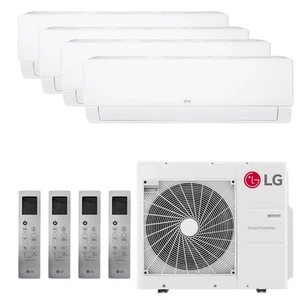 LG Ductless Mini Split Heat Pump System - 4-Zone - 30k BTU Outdoor - 7k + 7k ... - Picture 1 of 4